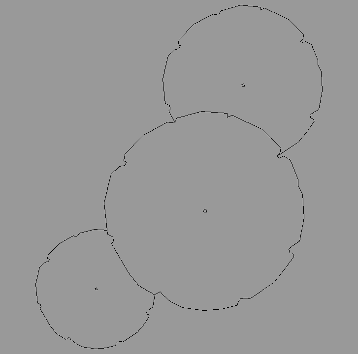 Bloque Autocad Vista de Árbol en Planta